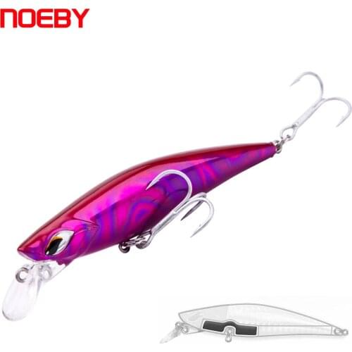 Noeby New Arrival 9cm 21g Sinking Minnow Baits Artificial Spinning Fishing Lure Wobblers NBL9496