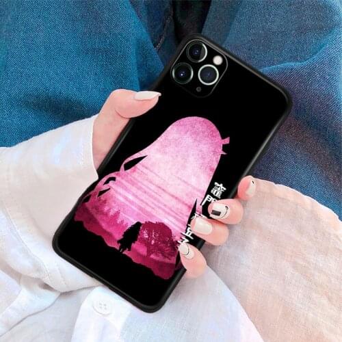 Nezuko Demon Slayer KNY anime manga silicone Phone Case FOR iPhone Se 6 6s 7 8 Plus X Xr Xs 11 12 Mini Pro Max Glass Cover Shell