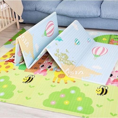 Foldable Baby Play Mat Toddlers Crawling Pad XPE Foam Carpet Waterproof Kids Exercise Rug Childrens Room Decoration Blanket