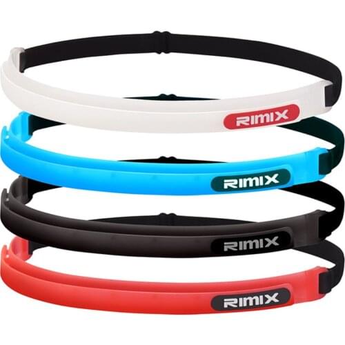 RIMIX Sports Non-Slip Breathable Headband Sweatband Workout Head Band Antiperspirant Belt for Running Marathon Cycling