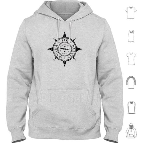 Uncharted Adventure ( Black ) Hoodies Long Sleeve Uncharted Game Playstation Compass Sic Parvis Drakes Ring Latin