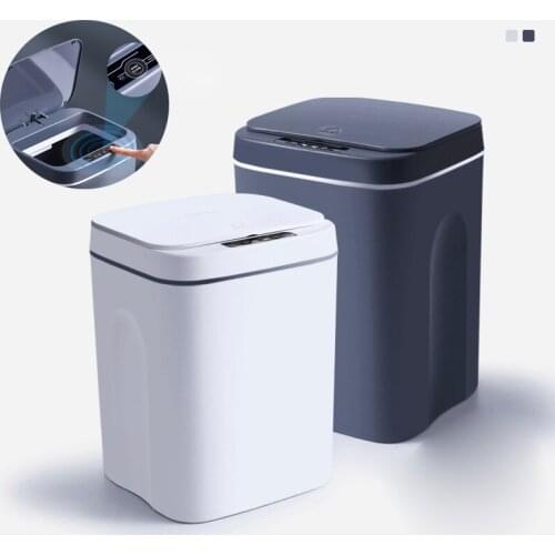 Automatic Touchless Intelligent induction Motion Sensor Kitchen Trash Can Wide Opening Sensor Eco-friendly Waste Garbage Bin