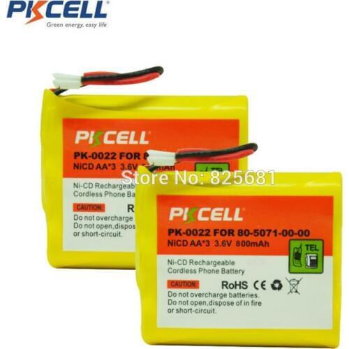 2pcs Ni-CD AA*3 3.6V CPB-400D SAN1 PK-0022 Cordless Phone Battery For VTECH 80-5071-00-00