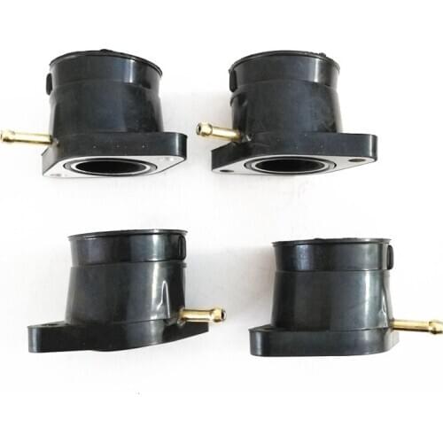 4PCS Carburetor Intake Manifold For Yamaha XJR400 4HM-13586-00 4HM-13596-00 1993 1994 1995 1996 1997 1998 1999 2000