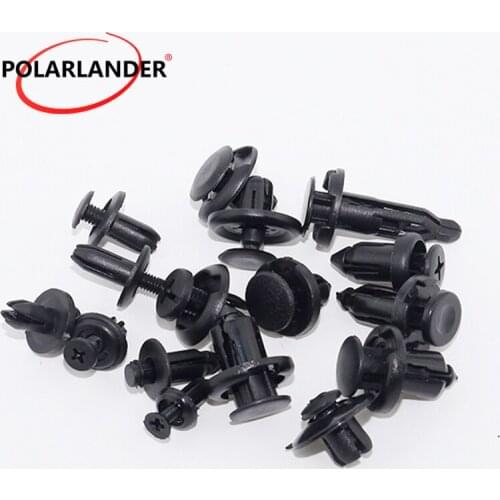 630Pcs Auto Car Body Plastic Push Pin Rivet Fasteners Trim Bumper Moulding Clip Black for Most Cars Trucks SUVs 16 Kinds
