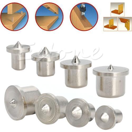 8pcs Dowel Drill Centre Points Pin Wood 6/8/10/13mm Dowel Tenon Center Set New