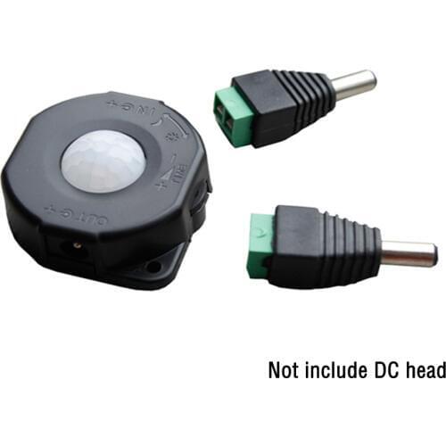 Mini DC 12V/24V Automatic Light Control Infrared PIR Motion Sensor Detector Switch for LED Light Night Light Switch Outdoor