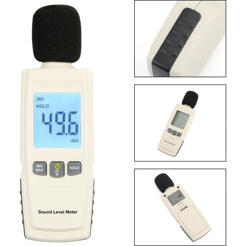 Noise Measuring Instrument db Meter Mini Audio Sound Level Meter Decibel Monitor 30-130DB GM1352 Digital LCD Display