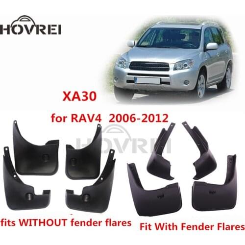 Set car Mud Flaps For Toyota RAV4 XA30 2006 - 2012 Mudflaps Splash Guards Mud Flap Mudguards Fender 2007 2008 2009 2010 2011