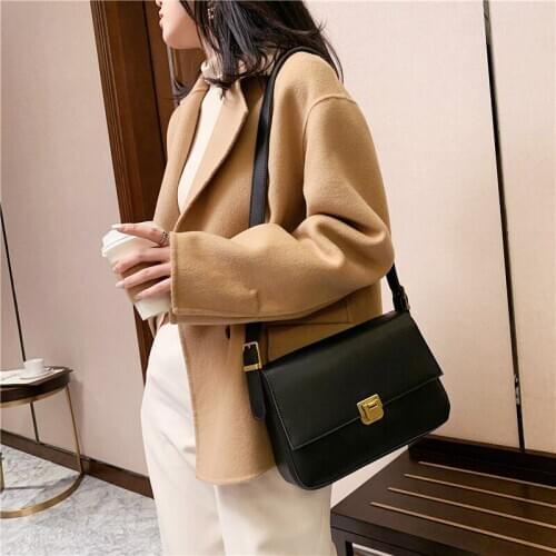Fashion Women Retro Versatile Shoulder Messenger Bag Elegant Ladies Designer Luxury Crossbody Bags Daily Quality PU Leather