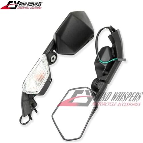 Motocycle LED Turn signal rearview mirrors For Kawasaki Ninja ZX6R ZX-6R 2005-2008 ZX10R ZX-10R 2008 2009 2010 2011