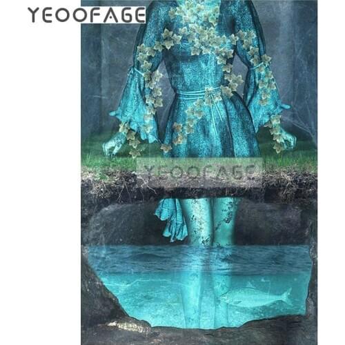 Diy diamond painting Cross stitch kit 5D Diamond embroidery Zombie girl icon square rhinestone pasted painting Crafts Needlework