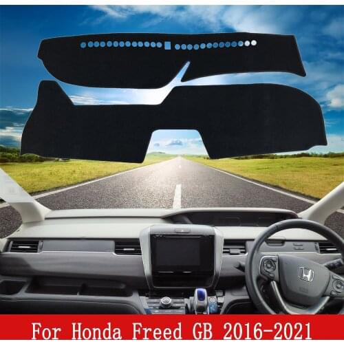 Dashboard Cover Dash Mat Pad Custom for Honda Freed GB5 GB6 GB7 GB8 2016 2017 2018 2019 2020 2021 Nonslip Sunshade Accessories