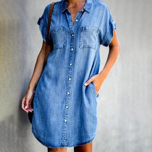 OnnPnnQ Fashion Denim Dresses China