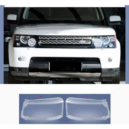 Pair Headlight Lens Cover Lampshade For Land Rover Range Rover Sport 2010-2013