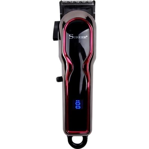 Barber hair clipper professional men hair trimmer LCD electric hair cutting machine salon tool haircut cord&cordless