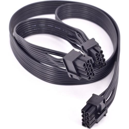 PCI-e 8Pin 1 to 2 Port 6+2pin Spliter Power Supply Cable Dual PCIe 8 Pin 6Pin for Corsair TX850M TX750M TX650M Modular