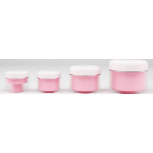 24pcs 30g 50g 100g 150g Pink Cosmetic Pot Empty Cosmetic Containers Jars Box Nail Art Bead Storages Makeup Cream Balm Containers