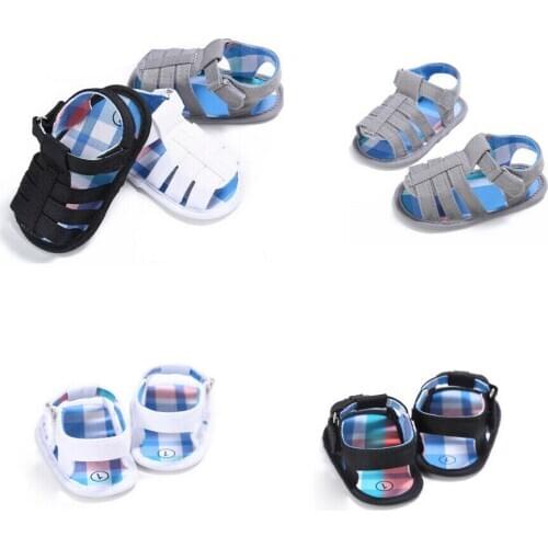 2019 New Summer Boys Girls Baby Infants Hollow Sandals Shoes Solid Cotton Casual Shoes