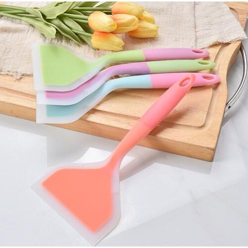 Silicone Kitchen Cooking Utensils Spatula Cookie Pastry Scraper Cake Spatula Beef Egg Kitchen Butter Scraper Kitchen Accessories