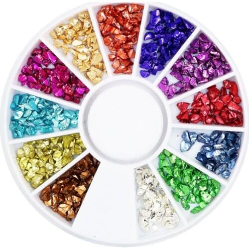 Ultra-Thin Phantom Gravel Turntable Craft Decoration FlatBack Cabochon Embellishments For Scrapbooking Accessories Nail Art DIY