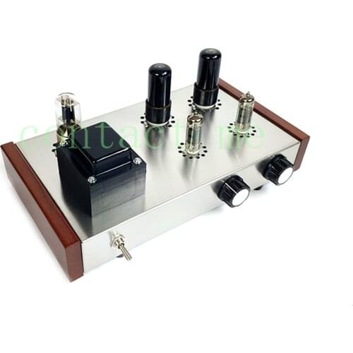 6J4 pushes 6p6p tube amplifier pre-amplifier, fever class A tube amplifier. Frequency response 10-100KHz ±0dB, good sound