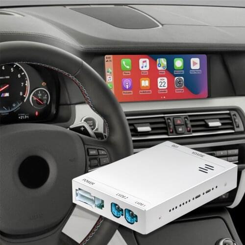 Video Interface with RCA USB Input for BMW NBT EVO with OEM Touch Screen 17-18 GPS Navigation Support Knob Control