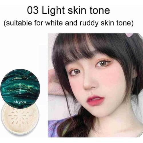 Waterproof Setting Powder Oil Control Loose Powder Face Smooth Up Concealer Matte Makeup Make Z5J7