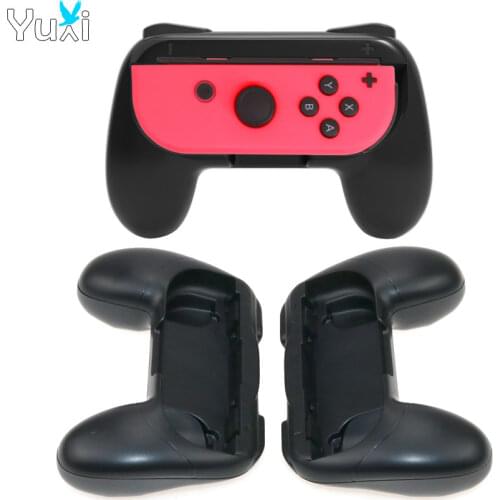 YuXi 1set Left Right ABS Hand Grip Stand Support Holder for NS Joy-Con Hand Grip For Nintend Switch Joy Con Controller