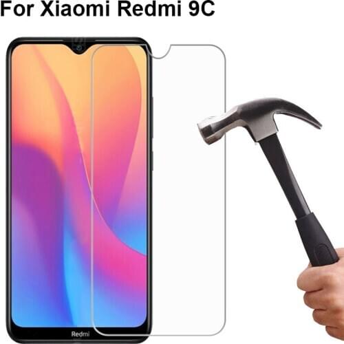 Safety Protective Glass For Xiaomi Redmi 9C Tempered Glass Screen Protector On Redmi 9C Glass Cover c9 c 9 9c Redmi Phone Film