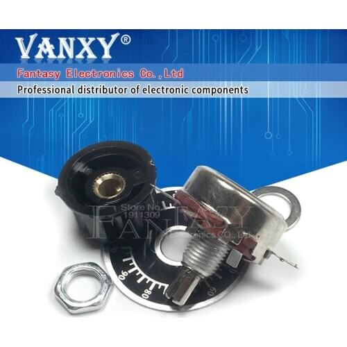 1 set WTH118 DIY Kit Parts 2W 1A Potentiometer 1K 2.2K 4.7K 10K 22K 47K 100K 470K 1M