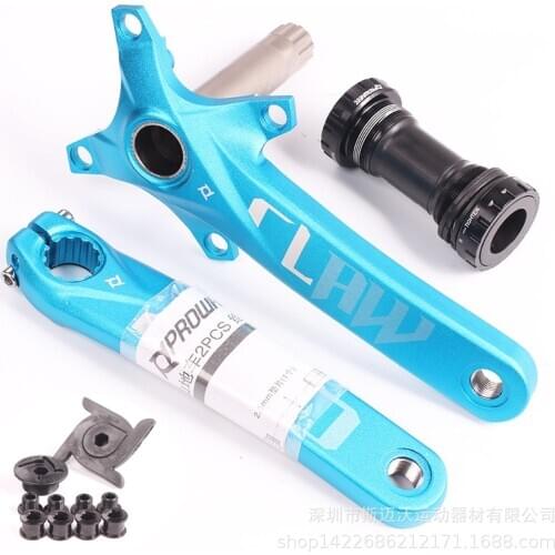 104 BCD Mtb Bicycle Crank 170/175mm 30/32/34/36/38/40/42T Round Sprocket with Bottom Bracket BB Mountain Bike Crank Set