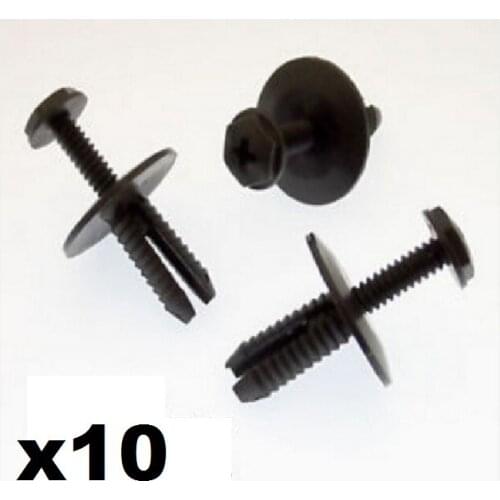 10x For BMW Screw Fit Plastic Rivet Clip for Side skirts & Rocker Covers Mouldings