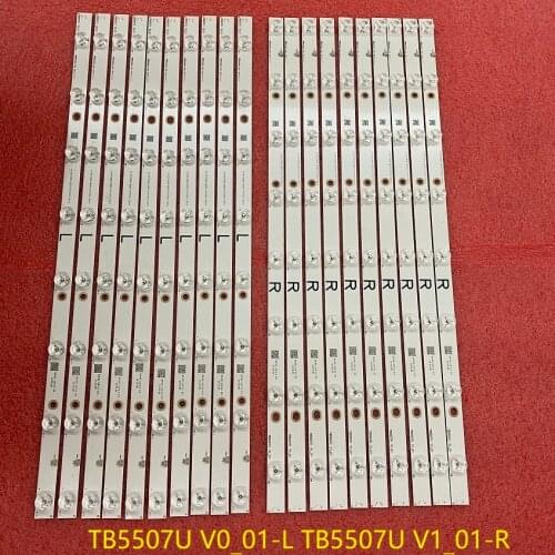 20pcs/set LED Backlight strip for Panasonic TX-55CXW754 TX-55CX700B TH-55CX700H TX-55CX750E TB5507U V0_01 V1