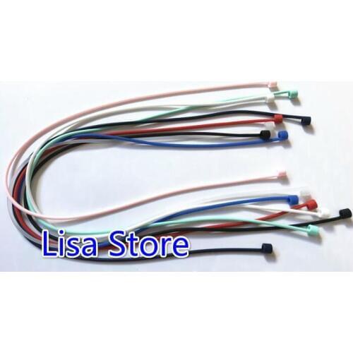 Free Ship 100pc 55cm 70cm Earphone Strap Wire Anti Lost Loop Earpods String Rope for AirPods Apple 7 8 Plus Silicone Cable Cords