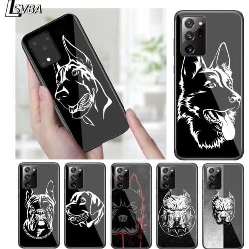 Cute Pitbull Dog Art For Samsung Galaxy A31 A51 A71 A91 A12 A32 A42 A52 A72 A02S A22 A01 Core Phone Case