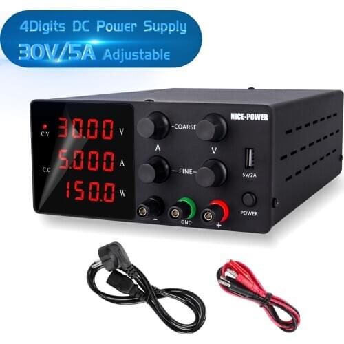 Black SPS305 30V 5A Digital Adjustable DC Power Supply laboratory power supply 4bit display Voltage Regulator For iPhone Repair