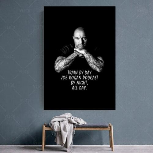 Joe Rogan Train Canvas Painting Scandinavian Wall Art Pictures Prints and Posters for Living Room Décor