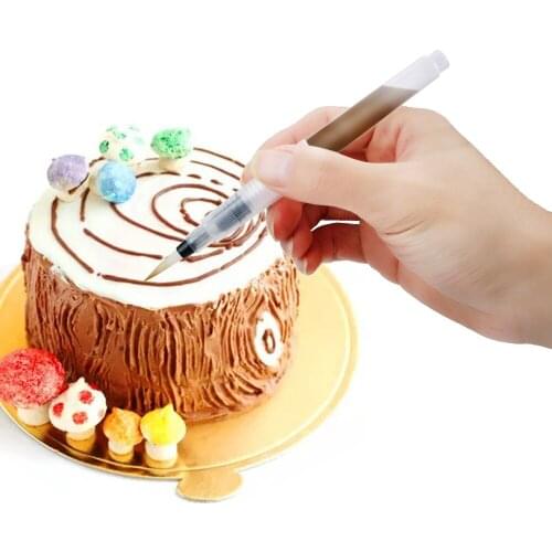Bakeware Watercolor Cake Decorating 3 piece/set Baking Tool DIY Fondant Cake Decoration Coloring Water Painting Pen