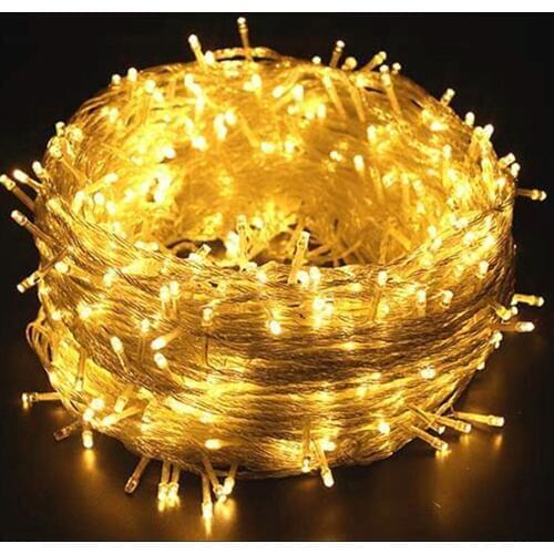 Thrisdar 100M 800 Christmas Led String Fairy Light Outdoor Garden Wedding Party Holiday Fairy String Xmas Tree Garland Light