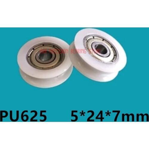 2019 Sale Limited Plastic Nylon Bearing With U Grooves And 625 Inner Diameter 5mm Groove Injection Pulley 5*24*7mm