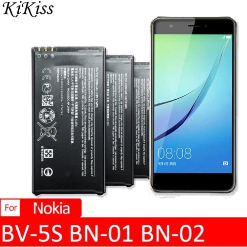 Mobile Phone Battery For Nokia X XL X2 X+ Plus X2DS RM 1061 1030 1013 1042 1061 Normandy Batery BV 5S BV-5S BN-01 BN-02 BN 01/02