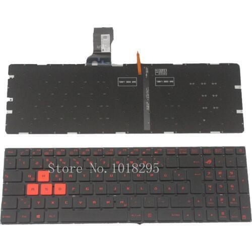 NEW German keyboard for Asus GL502VT ROG GL502 GL502VM With backlight GR Laptop keyboard