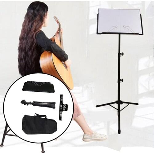 Portable Music Stand for Sheet Music Professional Collapsible Orchestra Travel