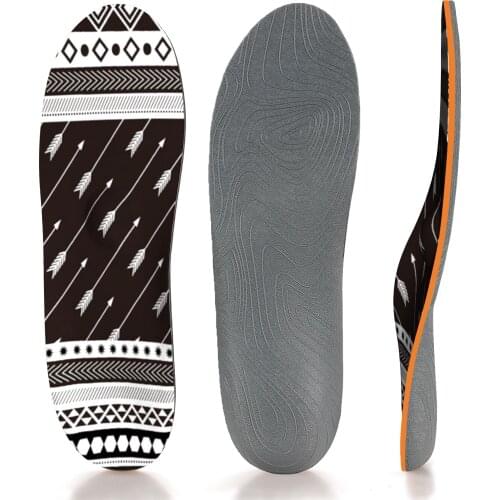 IFITNA Arch Anti-wear Foot Insole Non-slip Running Comfortable Memory Slow Elastic Insole Gentleman Shoes