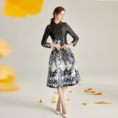 Женские двубортные тренчи RosEvans China At AliExpress