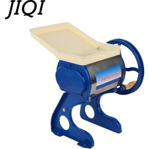 JIQI Manual Meat Grinder Cutter Hand-cranked Slicer Beef Lamp Grinding Chopper Cutting Machine Meatloaf Mincer Food Processor