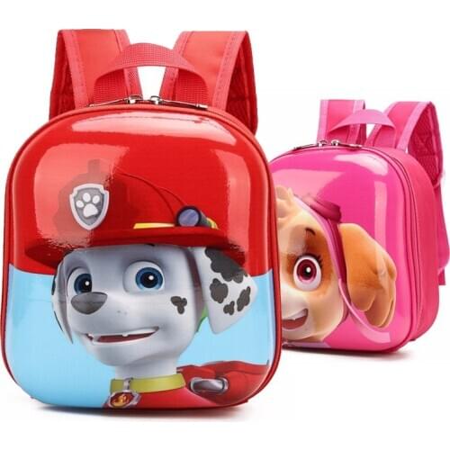 NEW Paw Patrol Bag Cartoon Figure Skye Everest Marshall Ryder Chase Print Anime Backpack Kindergarten Children School Toy Bag
