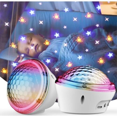 Aurora Starry Projection Light Night Lamp Kawai Projector Light Cute For Bedroom Party Decor Room Kids Children Christmas Gift