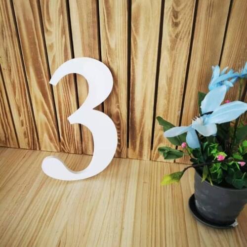 0-9 Wooden Number Baby Milestone Photography Props Shower Party Birthday Home Decorations